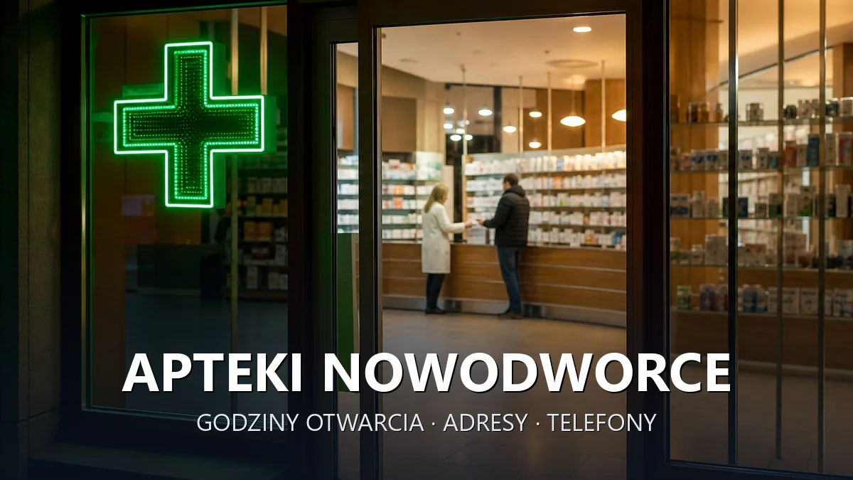 Apteki Nowodworce, gmina Wasilków, powiat białostocki - adresy, telefony, godziny otwarcia