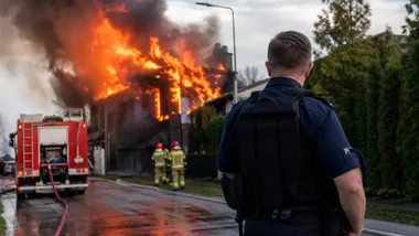 Pożar odebrał rodzinie z Łap część domu. Trwa zbiórka dla Tomka, Magdy i dzieci