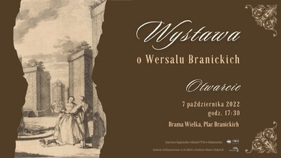 Grafika: Wystawa o Wersalu Branickich