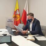 Sala konferencyjna Starostwa Powiatowego w Białymstoku - obrady Zarządu Powiatu