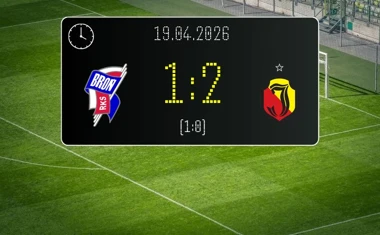 [PIŁKA NOŻNA] Broń Radom – Jagiellonia Białystok II 1:2 w Betclic 3. Lidze Grupa 1 (Grupa I) – goście odwrócili mecz po przerwie