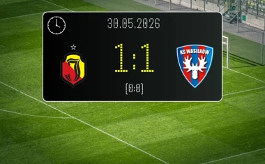 [PIŁKA NOŻNA] Betclic 3. Liga Grupa I: Jagiellonia Białystok II – KS Wasilków 1:1
