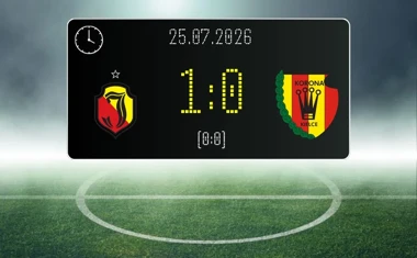 [PIŁKA NOŻNA] PKO BP Ekstraklasa: Jagiellonia Białystok – Korona Kielce 1:0. Późny cios N. Preleca w Chorten Arenie