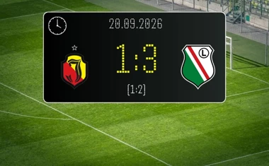 [PIŁKA NOŻNA] Jagiellonia Białystok – Legia Warszawa 1:3 w PKO BP Ekstraklasie – goście przełamali się w Białymstoku