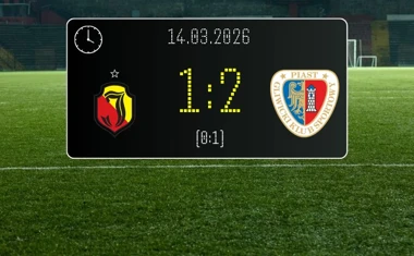 [PIŁKA NOŻNA] Jagiellonia Białystok – Piast Gliwice 1:2 – PKO BP Ekstraklasa na Chorten Arenie