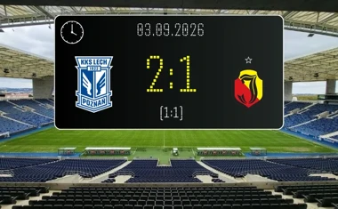 [PIŁKA NOŻNA] Lech Poznań – Jagiellonia Białystok 2:1 w PKO BP Ekstraklasie – gospodarze rozstrzygnęli mecz w końcówce