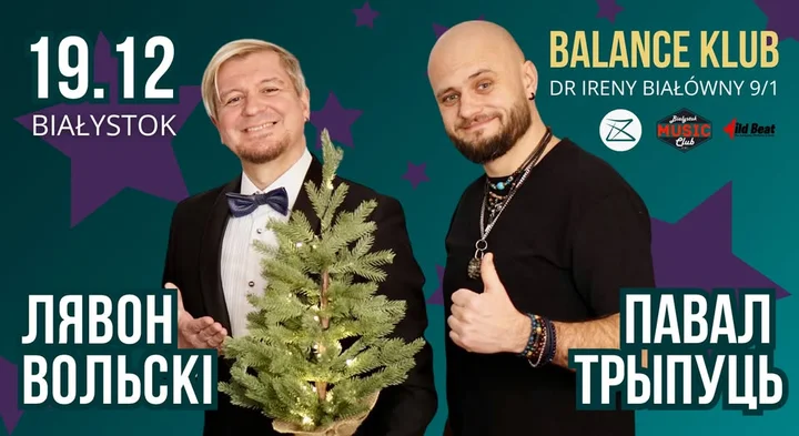 Grafika promocyjna wydarzenia Akustyczny koncert Lavona Volskiego w Białymstoku — 19 grudnia 2025