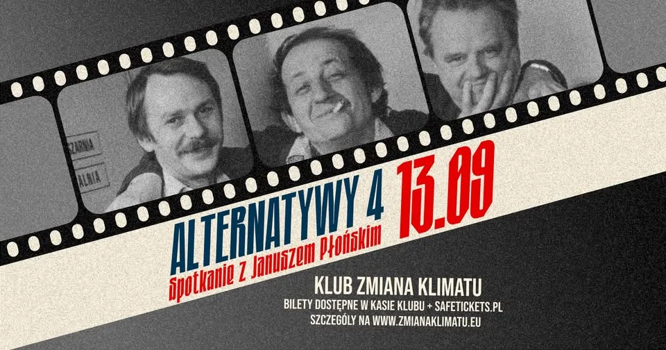 Grafika promocyjna wydarzenia Alternatywy 4 – spotkanie w Białymstoku