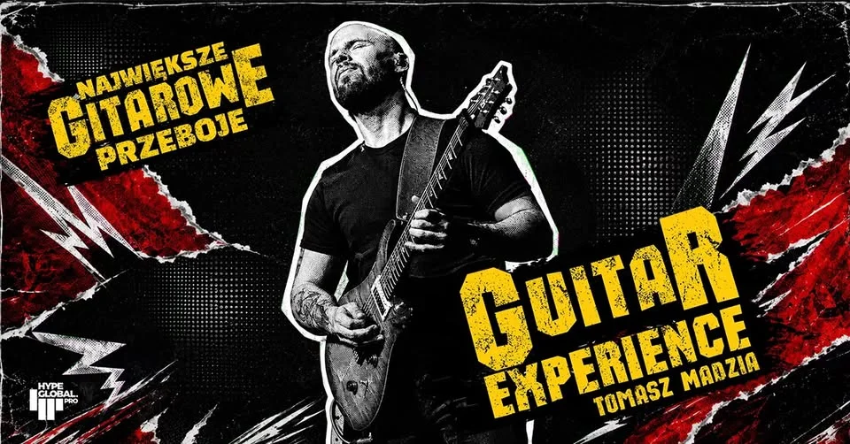 Grafika promocyjna wydarzenia Białystok I Guitar Experience – Największe gitarowe przeboje w Białymstoku