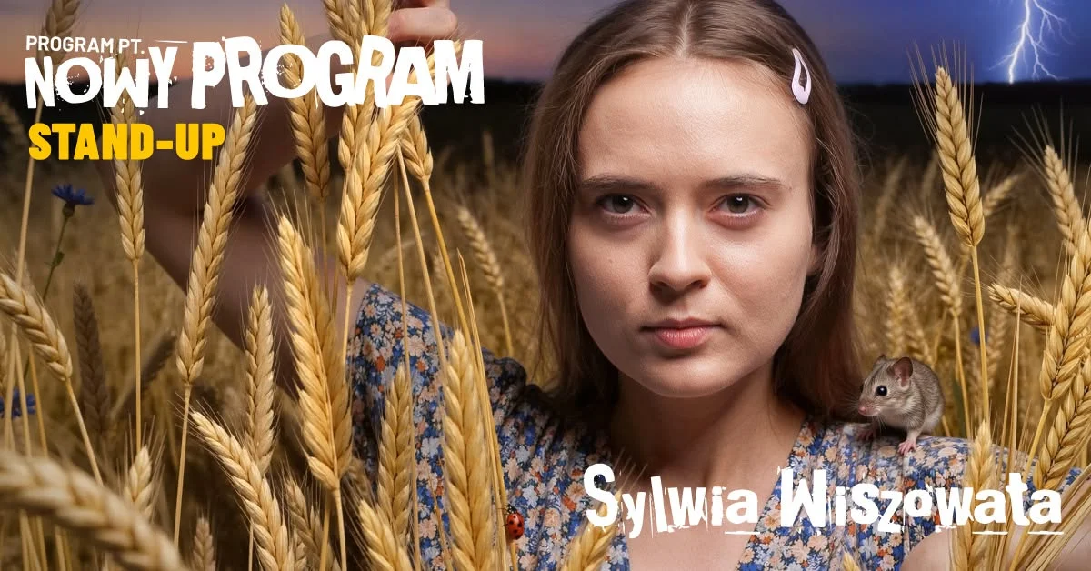 Grafika promocyjna wydarzenia BIAŁYSTOK II – stand-up Sylwii