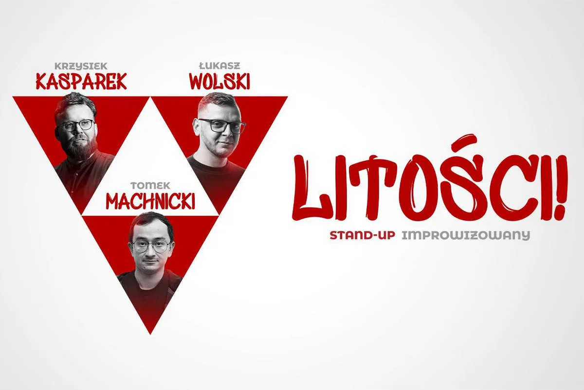 Grafika promocyjna wydarzenia Białystok: Litości! Stand‑Up Improwizowany z Comedy Lab