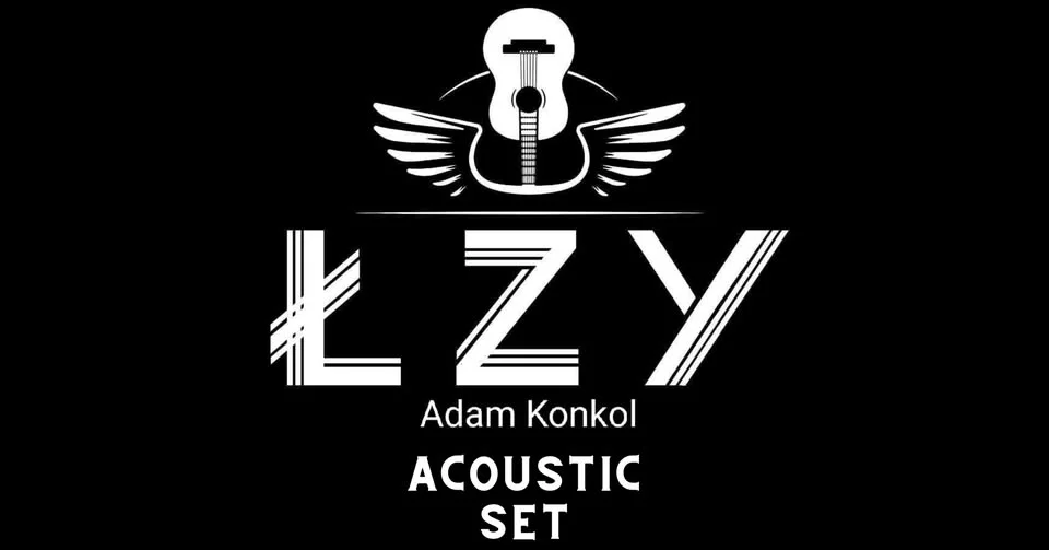 Obrazek przedstawia grafikę promocyjną wydarzenia Akustyczny koncert zespołu Łzy z Adamem Konkolem w Białymstoku