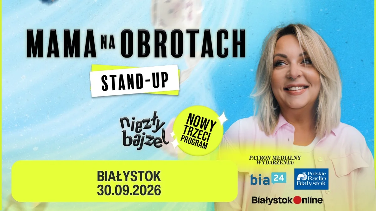 Grafika promocyjna wydarzenia Mama Na Obrotach: „Niezły Bajzel” w Białymstoku