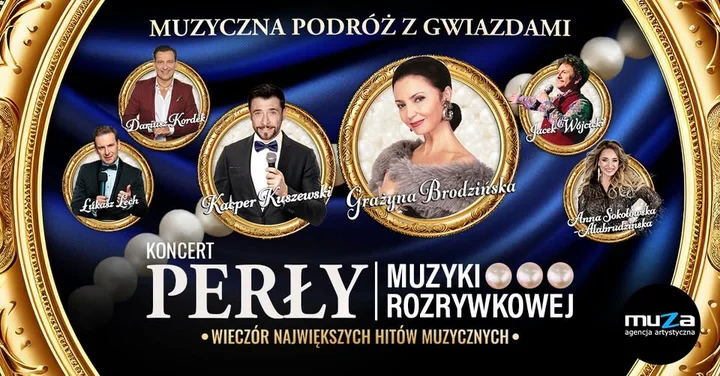Grafika promocyjna wydarzenia Białystok: Perły Muzyki Rozrywkowej — wieczór z Grażyną Brodzińską i gośćmi