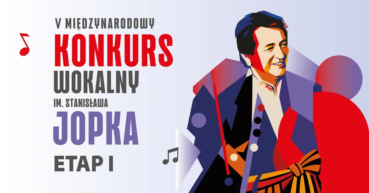 Grafika promocyjna wydarzenia Konkurs im. Stanisława Jopka – przesłuchania