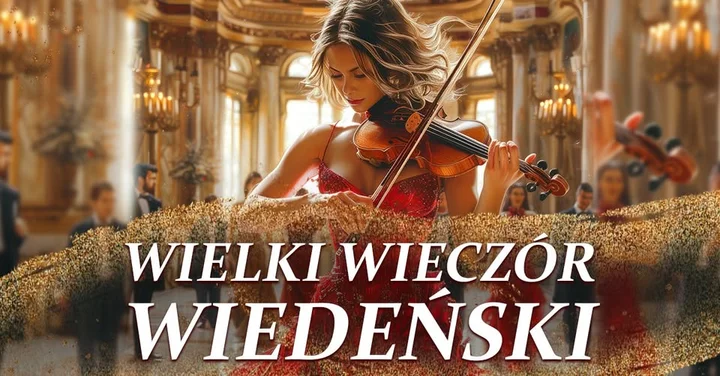 Grafika promocyjna wydarzenia Wielki Wieczór Wiedeński w Białymstoku