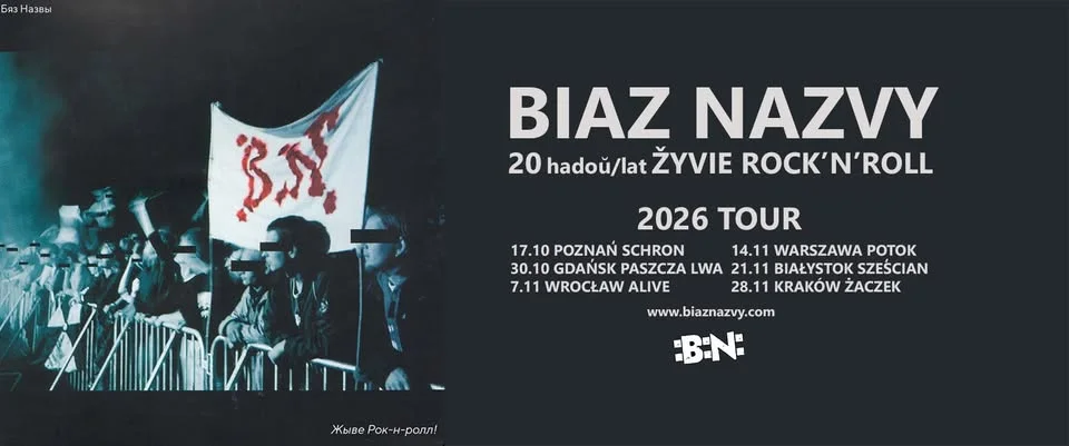 Grafika promocyjna wydarzenia BIAZ NAZVY – Białystok 2026