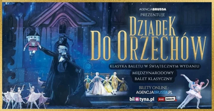 Grafika promocyjna wydarzenia Dziadek do Orzechów — balet w Operze i Filharmonii Podlaskiej
