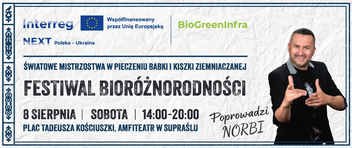 Grafika promocyjna wydarzenia Festiwal Bioróżnorodności