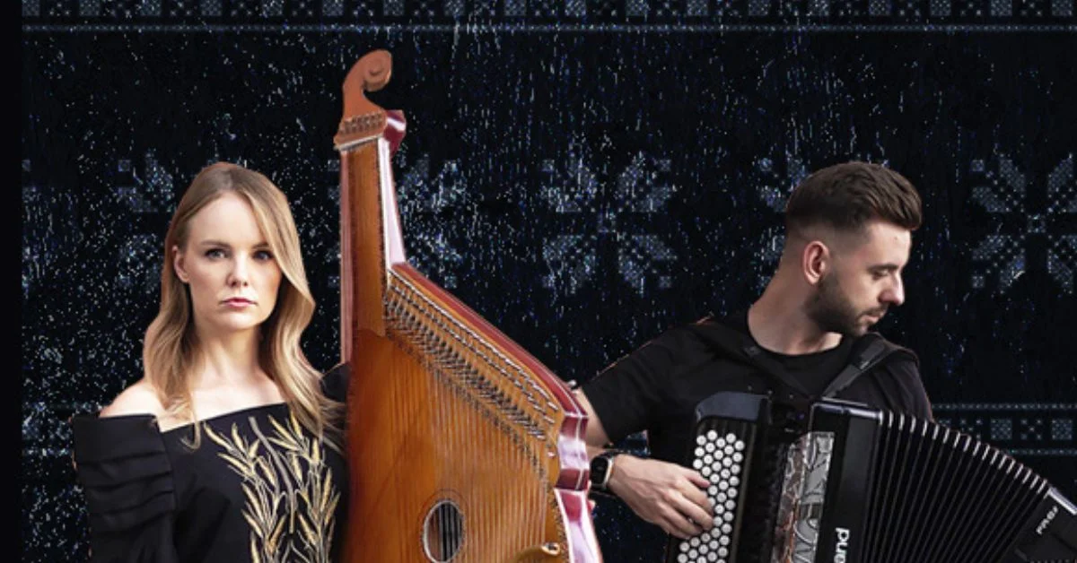 Grafika promocyjna wydarzenia Folkowe brzmienia w nowoczesnym wykonaniu – koncert zespołu B&B Project w Białymstoku