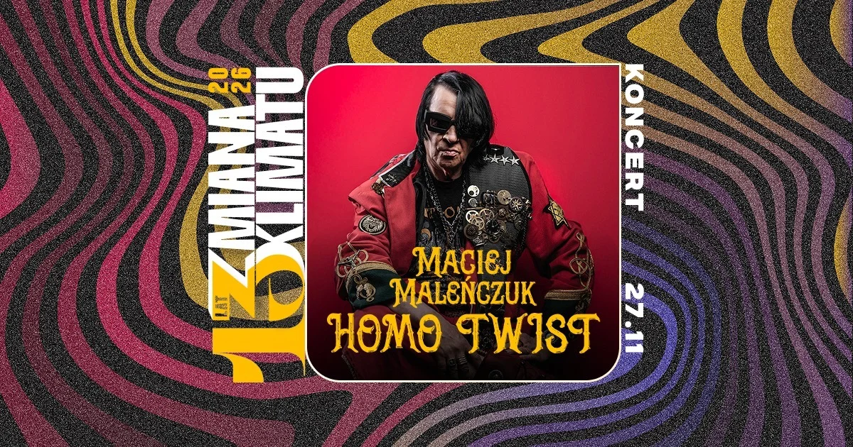 Grafika promocyjna wydarzenia Homo Twist w Białymstoku
