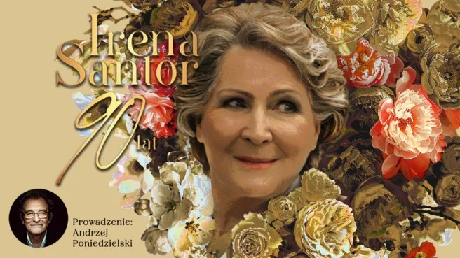 Grafika promocyjna wydarzenia Koncert jubileuszowy Ireny Santor w Białymstoku z okazji 90. urodzin