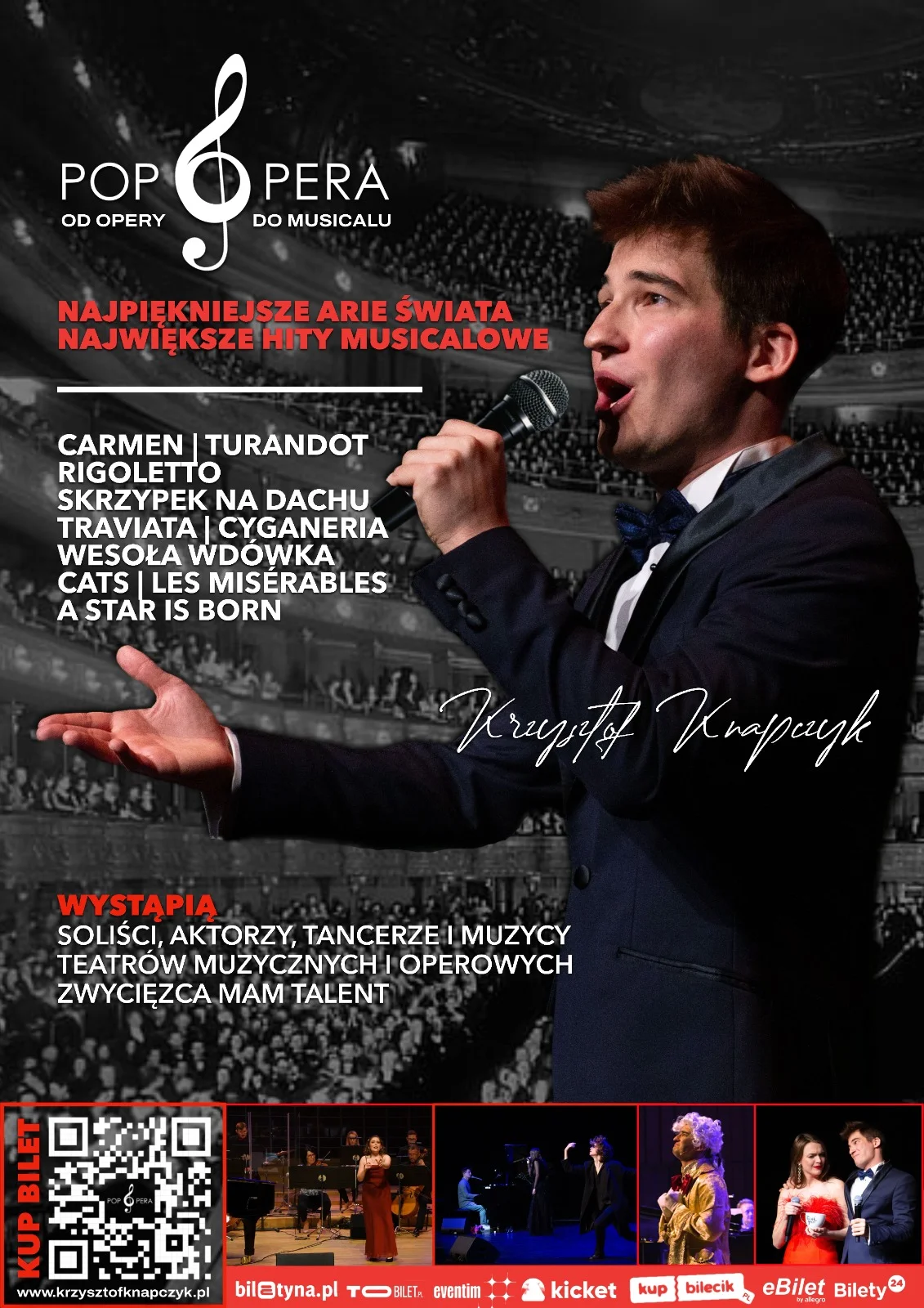 Grafika promocyjna wydarzenia Koncert łączący operę z musicalem w Białymstoku