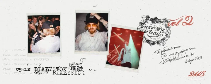 Grafika promocyjna wydarzenia kuqe 2115 — nareszcie w trasie vol. 2 w Białymstoku