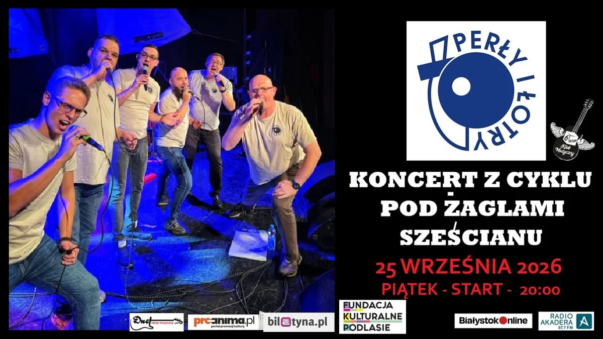 Grafika promocyjna wydarzenia PERŁY I ŁOTRY – koncert szantowy