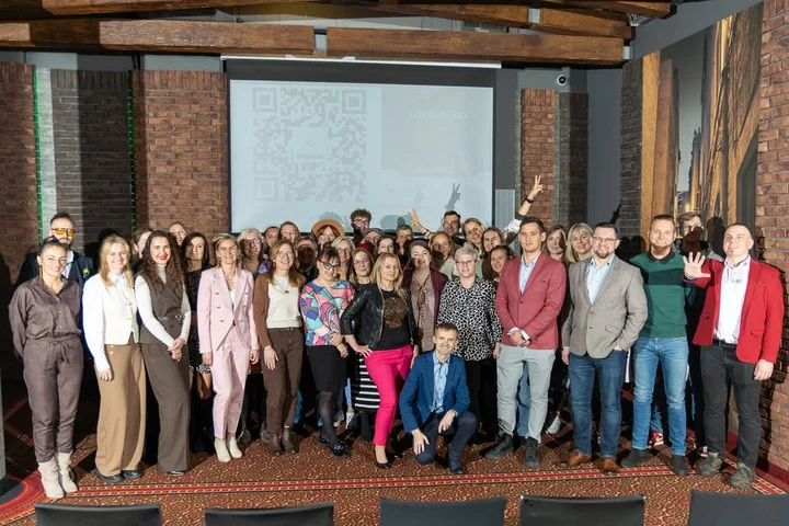 Grafika promocyjna wydarzenia Pierwsze warsztaty Lokalnego Klubu 555 Białystok — Heksagon Szczęścia i plan poranka