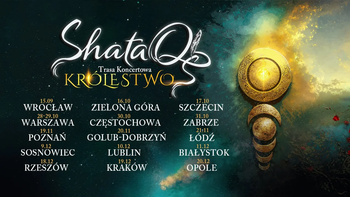 Grafika promocyjna wydarzenia ShataQS – koncert w Białymstoku