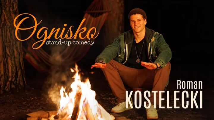 Grafika promocyjna wydarzenia Stand-up: Roman Kostelecki „Ognisko” — Białystok, 22 marca 2026