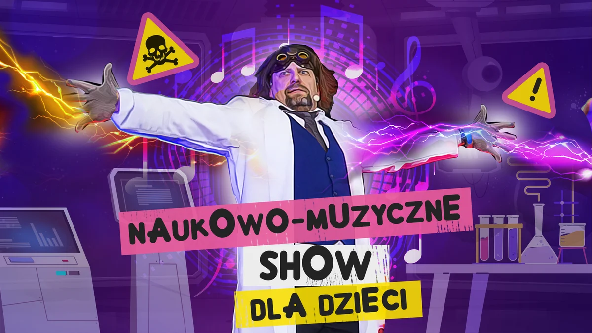 Grafika promocyjna wydarzenia Szaleni Naukowcy w Białymstoku