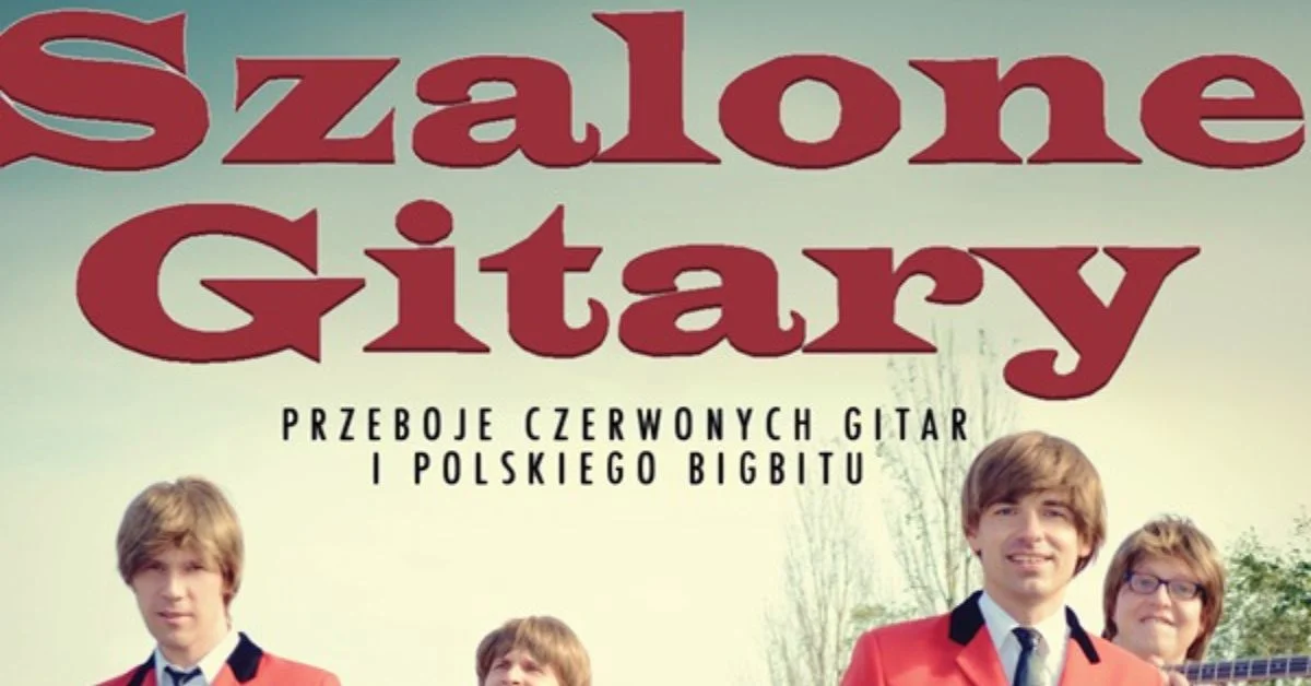 Grafika promocyjna wydarzenia Szalone Gitary w Białymstoku