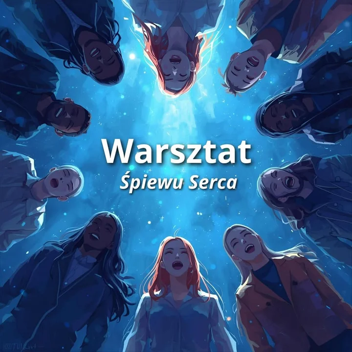 Grafika promocyjna wydarzenia Warsztat Śpiewu Serca – Białystok