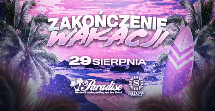 Obrazek przedstawia grafikę promocyjną wydarzenia Impreza zamykająca lato 2025 w Białymstoku