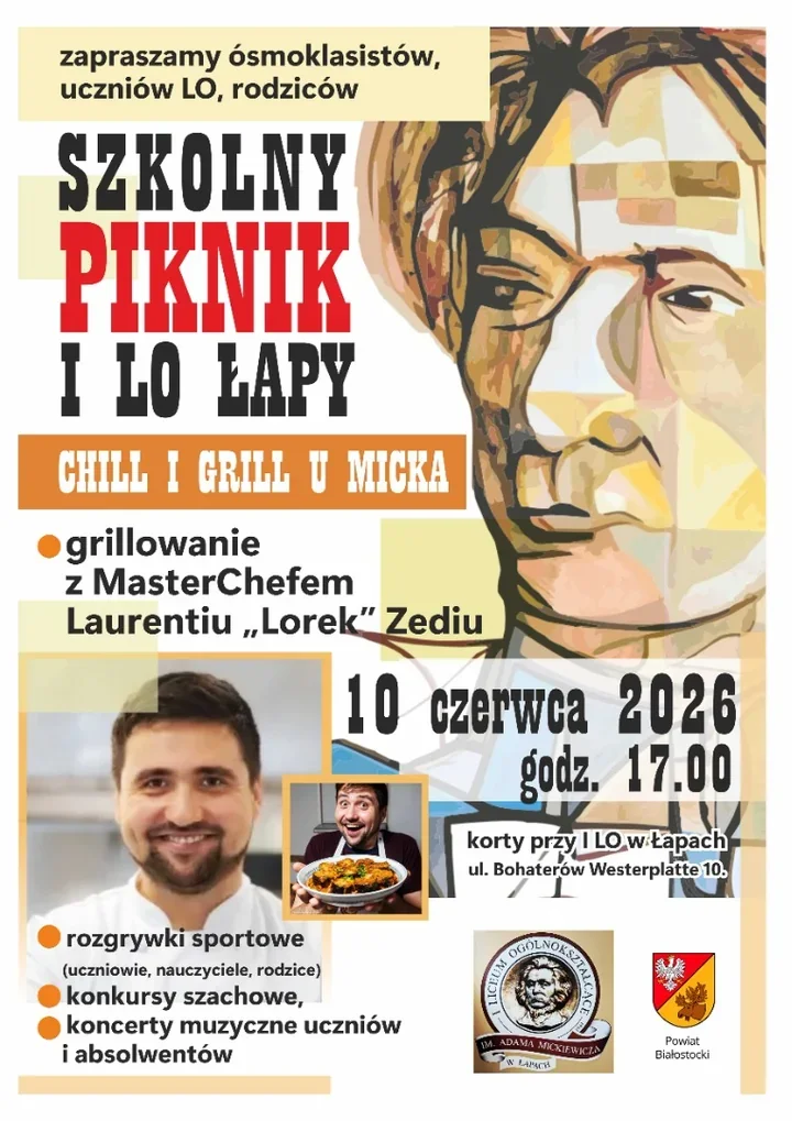 Chill u Micka w Łapach połączy grill, sport i muzykę
