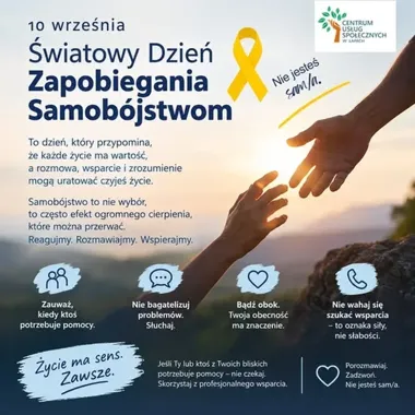 W Łapach dostępne jest bezpłatne wsparcie psychologiczne i terapeutyczne