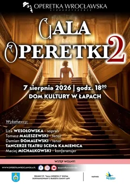 Operetkowe przeboje zabrzmią w Łapach. Wstęp wolny