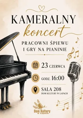 Młodzi wykonawcy pokażą efekt całorocznej pracy w Domu Kultury w Łapach