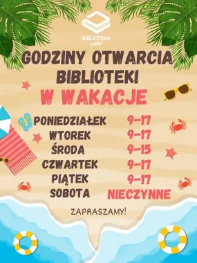 Biblioteka w Łapach nie zwalnia. Na lato i jesień ma już gotowe daty