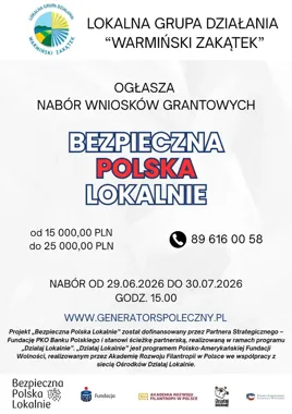 Organizacje z Łap mogą sięgnąć po 25 tys. zł na projekty o bezpieczeństwie
