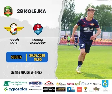 W Łapach szykuje się mecz za sześć punktów z Rudnią Zabłudów