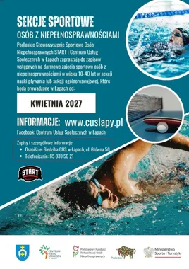 W Łapach szykują sport bez barier. Nabór już trwa dla osób z niepełnosprawnościami