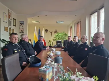 Strażacy z Łap dostali podziękowania za służbę, która nie zna rutyny