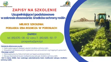 Rolnicy przed nowym wymogiem – szkolenie o stosowaniu środków ochrony roślin w Porosłach