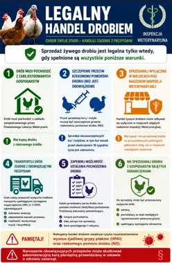 Kupujesz drób na własne potrzeby? W Łapach przypominają o kontroli ofert