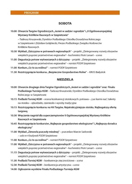 Ogrodnicze zakupy, finał KGW i króliki rasowe. Taki weekend w Szepietowie