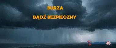 Podczas burzy najlepiej zostać w budynku. Sanepid przypomina zasady bezpieczeństwa