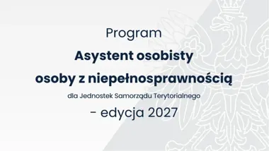 Choroszcz zbiera zgłoszenia do programu asystencji osób z niepełnosprawnościami
